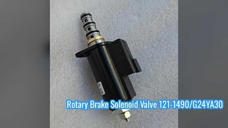 Rotary Brake Solenoid Valve 121-1490 KWE5K-31/G24DB30/G24YA30 for CATT 320B 320C 320D